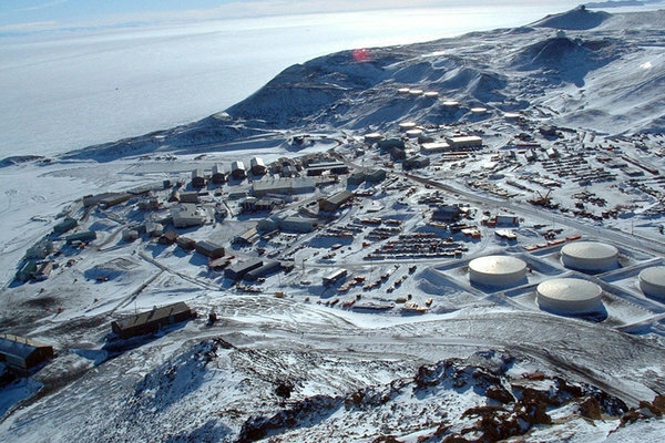 The National Science Foundation’s McMurdo Station, the logistics hub of the U.S. Antarctic Program. Established in 1956, it has become sprawling and energy-inefficient.