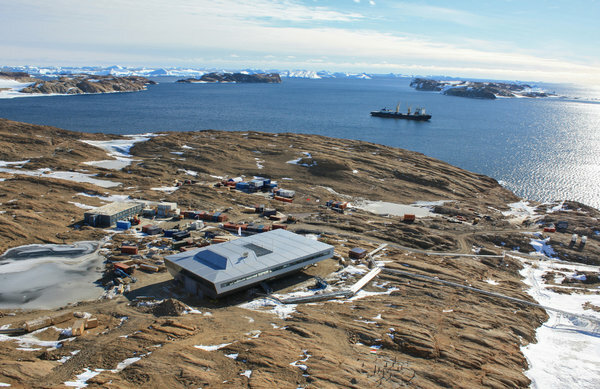Bharati, one of India’s two active research stations in Antarctica.