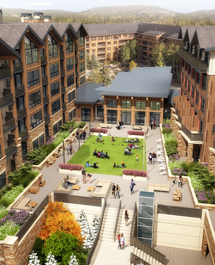 Kindred - View of Events Courtyard | OZ Architecture