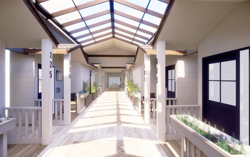 NextHome interior corridor